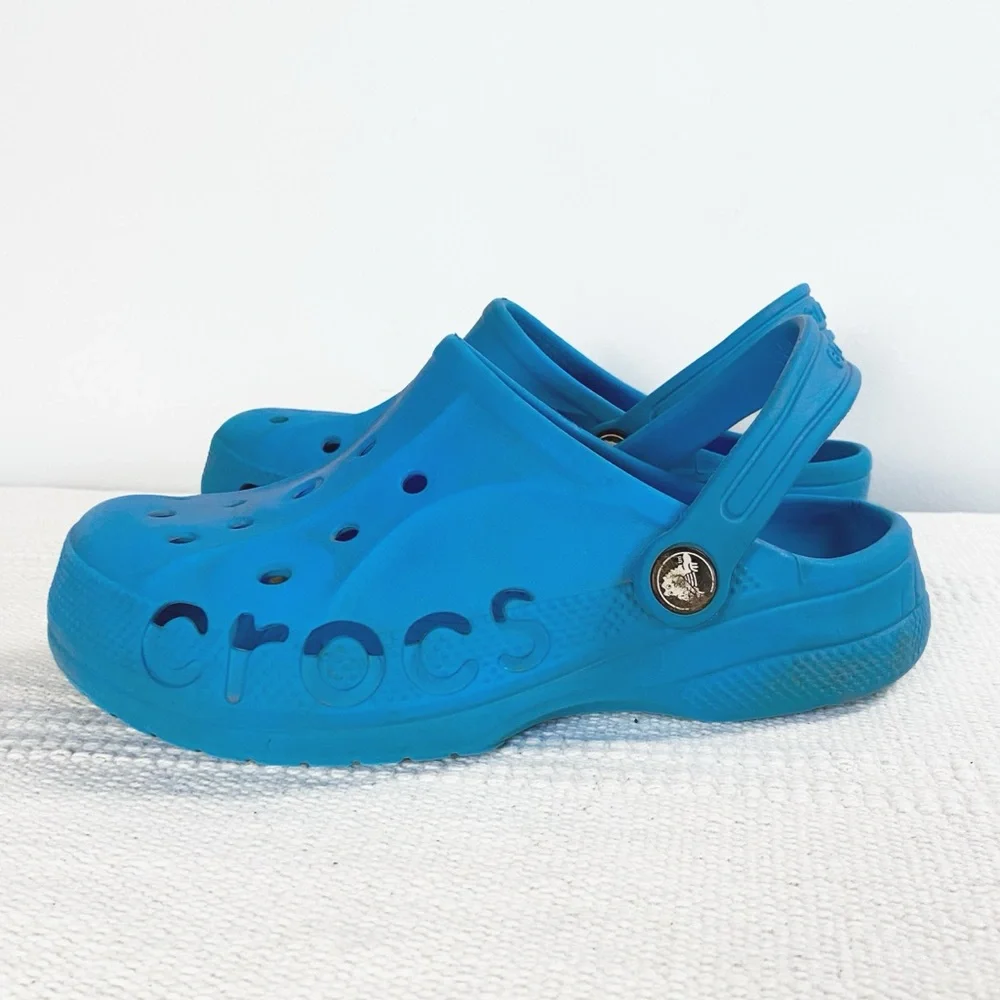 Crocs Kids Classic Clogs Blue size J 3